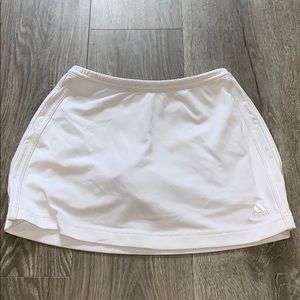 White golf skirt